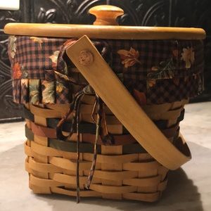 Longaberger basket 1996, fall leaves